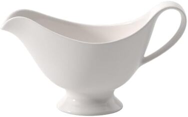Соусник Villeroy & Boch For Me, порцеляновий, 400 мл, білий, для соусу, підливи, підходить для посудомийної машини, преміум-якість
