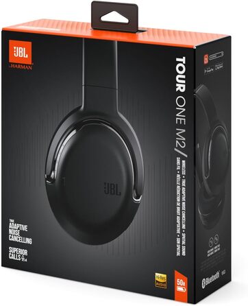 Навушники JBL Tour One M2 – Бездротові, Over-Ear з ANC – Чорний (до 40 годин)