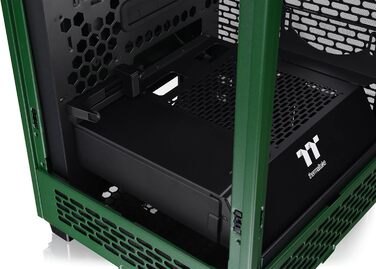 Корпус Thermaltake The Tower 200 Turquoise Mini-ITX з вертикальним кріпленням | Скло Temperate Glass | 280 мм AIO | Підтримка GPU до 380 мм | Турквіз