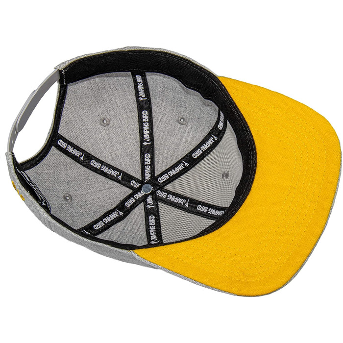 Кепка бейсболка Jumping Bird • Унісекс • Знімний козирок • Легка, легко миється • Однорозмірний (світло-сірий)