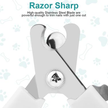 Електричний точило для собачих кігтів Aomig Krallenschleifer 6 шт. з LED-дисплеєм та 2 швидкостями. Підходить для собак та котів. Чорний та білий (A) / Синій та білий (B).