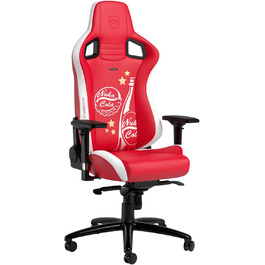 Ігрове крісло noblechairs Epic Nuka Cola, ергономічне, з підголівником і поперековою підтримкою, для офісу та геймінгу, до 120 кг, до 185 см