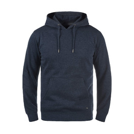 Чоловічий худі Solid SDBert з капюроном, синій меланж (Insignia Blue Melange), розмір M