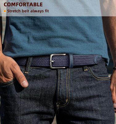 Жгутний ремінь KEMISANT для чоловіків та жінок, 2 шт. Еластичний, тканинний, 35 мм, регульований, бежевий/античний синій