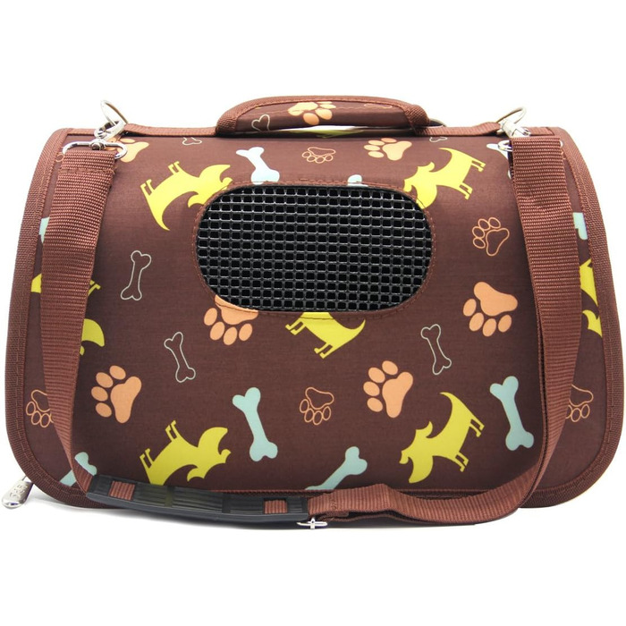 Транспортувальна сумка для тварин BPS, переноска для котів, 3 розміри S/M/L, коричнева (L), BPS-5638N