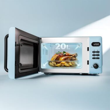 Мікрохвильова піч Cecotec Proclean 3010, 20 л, 700 Вт, зелена