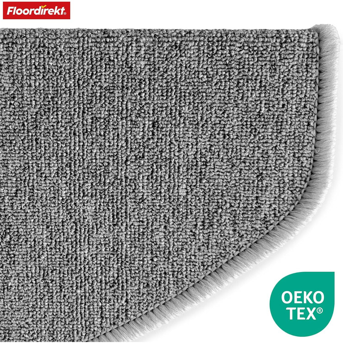 London Pro Stair Treads - 15 Piece Set - Non-Slip Carpet Stair Treads - 25x65 cm (Grey)