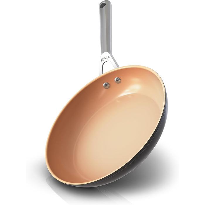 Набір посуду Ninja CW99009: 9 предметів, антипригарне покриття, преміум-кераміка, індукційний, до 287°C, без PTFE