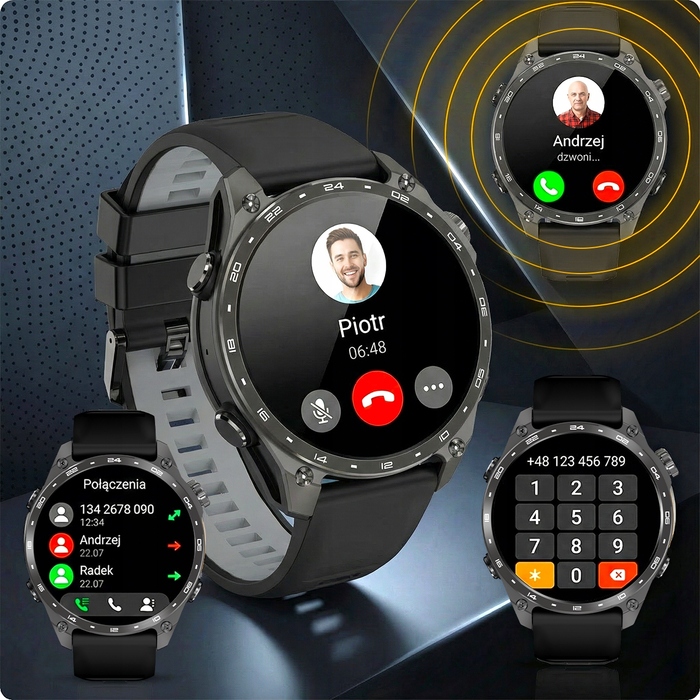 Смарт-годинник JG Smart V.300 Pro з GPS, чорний