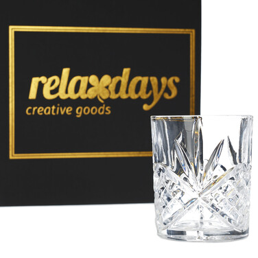 Relaxdays Set of 4 Whisky Glasses