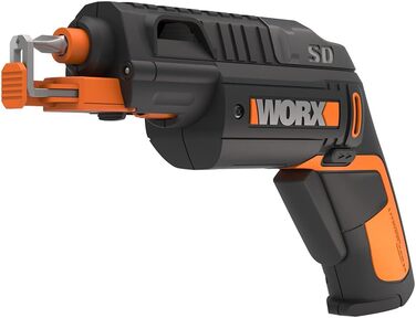 WORX WX121 акумуляторний ударний дриль-шуруповерт 12V – потужний безщітковий набір – 2-швидкісна коробка передач до 38Nm – легкий та компактний – холостий хід 0-450/0-1700 об/хв – з акумулятором, зарядним пристроєм та кейсом (з можливістю заміни патрона)