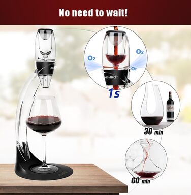 Wine Aerator, Red Wine Decanter Wine Decanter (Aerator Set)