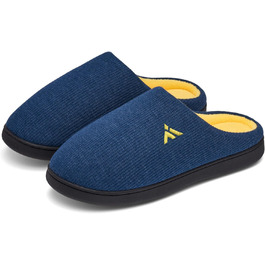 Тапочки зимові Mishansha для чоловіків та жінок, м'які, зручні, з пам'яттю, розмір 36-48, синього кольору