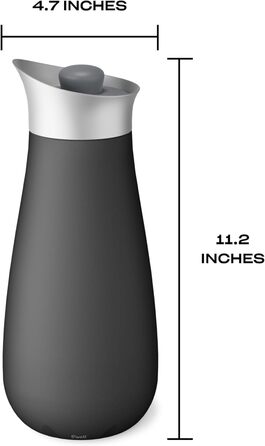 Охолоджувач для вина S'well - Чорний, 1.5 літри