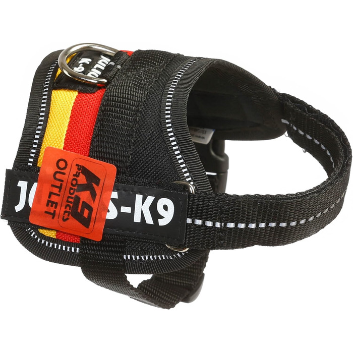 Шлейка для собак K9 Powergeschirr, розмір 2XS/Baby 2, з прапором Німеччини
