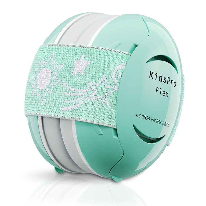 Senner® KidsPro Flex: навушники шумозахисту для дітей та немовлят, преміум-якість, блакитний колір