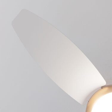 Стеляний вентилятор Cecotec EnergySilence Aero 495 з підсвічуванням, 55W, 42 дюйми, 5 лопатей, LED, пульт, таймер, 3 швидкості (золотий білий)