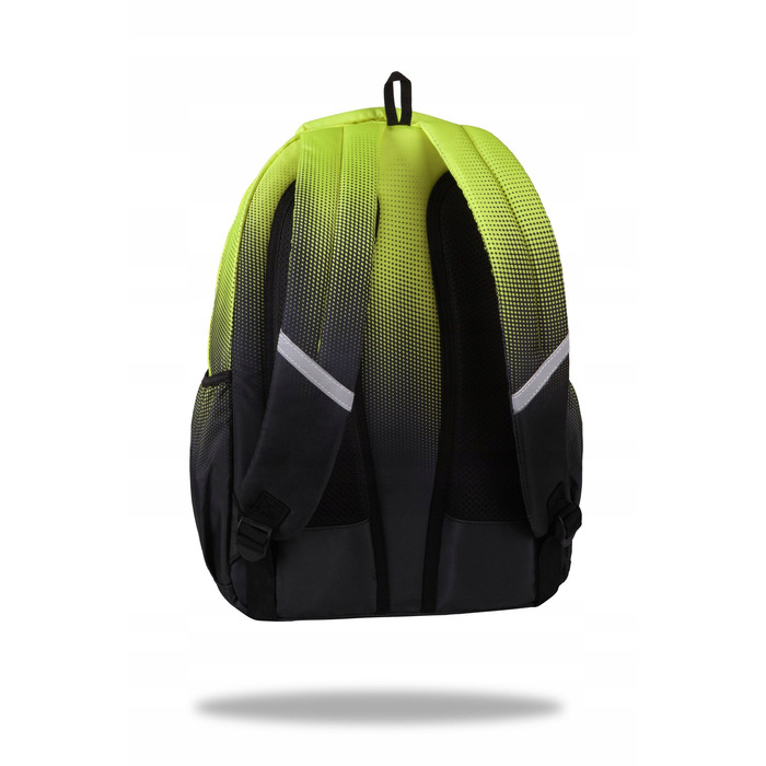 Багатовідсіковий шкільний рюкзак CoolPack, чорний з жовтими та золотистими акцентами, 21 л