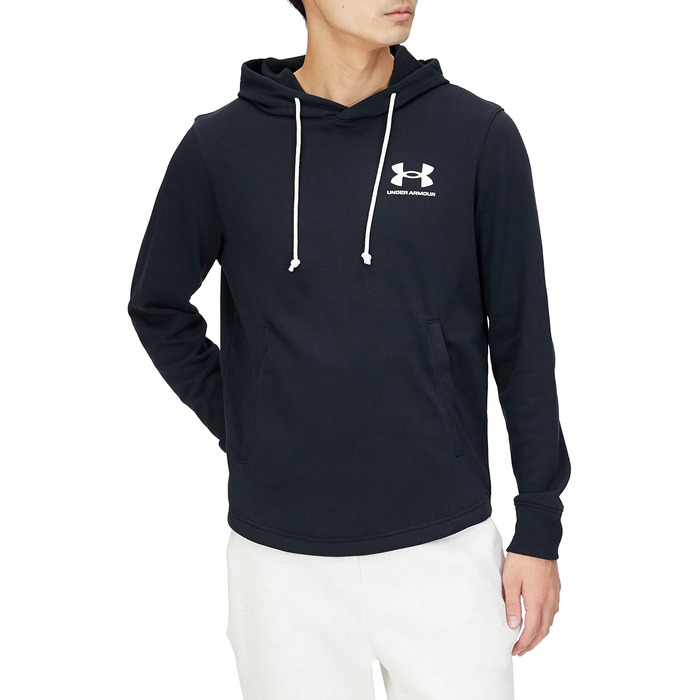Чоловіча худі Under Armour Rival Terry LC Hoody, чорна, розмір XL