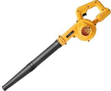 Powarobor Cordless Blower/Leaf Blower for Dewalt 18V Batteries, Compact Air Blower for Lawn Care, Leaf Blowing, Terrace and Garage Cleaning (device only, without battery and charger)