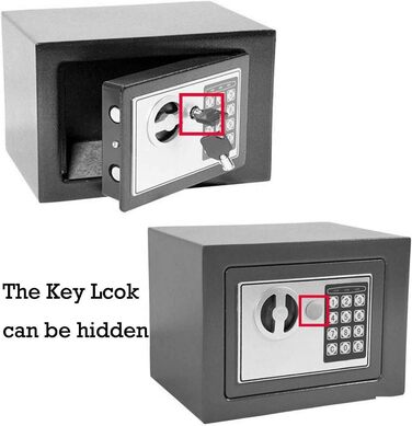 Електронний сейф Klein Tresor: водонепроникний, для зброї, боєприпасів, грошей, ювелірних виробів та документів. Об'єм 4.6L, сірий колір