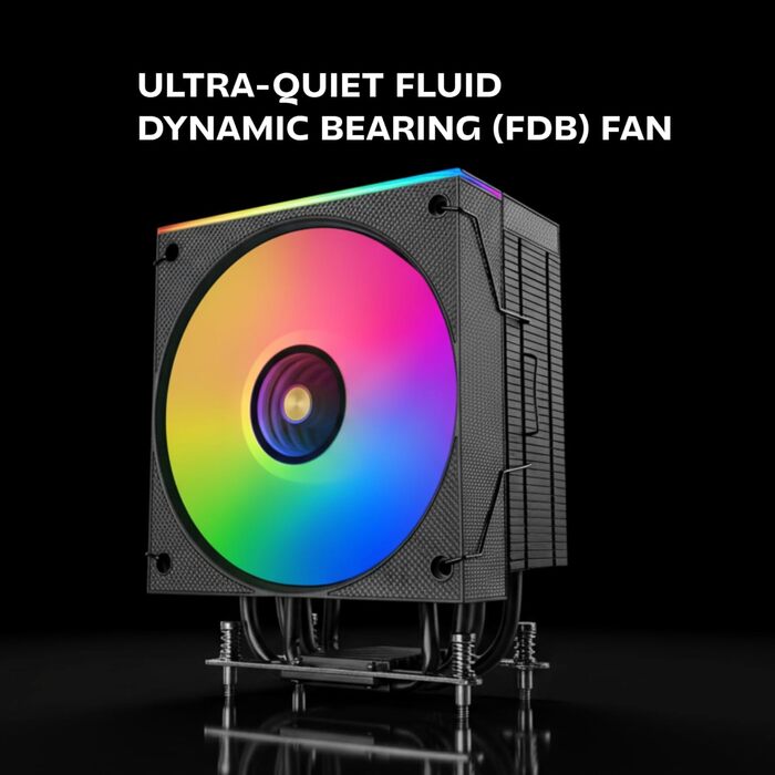 Система водяного охолодження Mars Gaming ML-LCD360 з LCD-дисплеєм, 600W, 3x 120mm ARGB вентилятори, для ПК, чорна