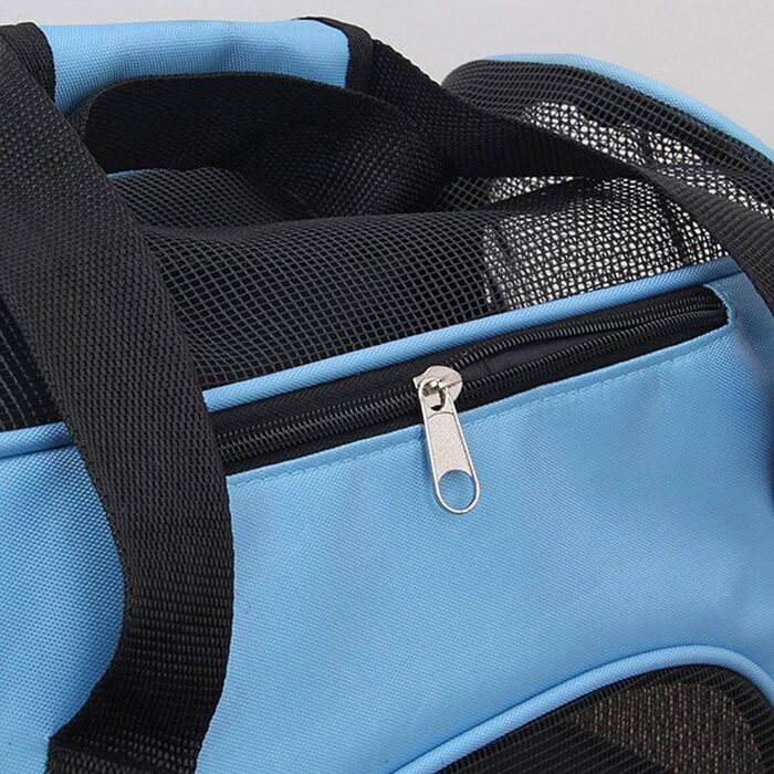 Транспортна сумка для котів та собак Levoberg: комфортна, для подорожей, 47x30x23 см, чорна