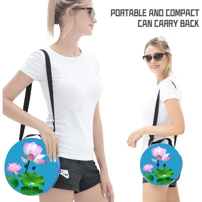 Зручний складаний стільчик Alevmoom з подушкою, для кемпінгу, подорожей та відпочинку на природі (200 кг)