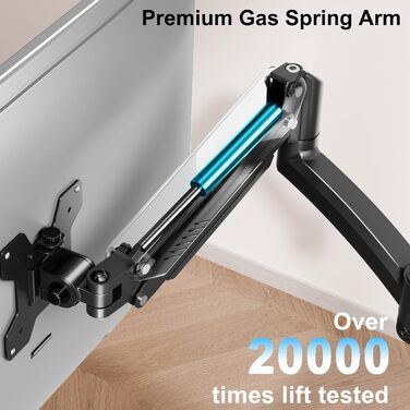 Кріплення для монітора MOUNTUP - 2 монітори, 13-32 дюйми, регульоване, VESA 75/100mm, 2-10 кг, EU6016B