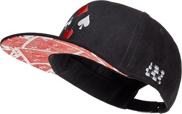 Кепка Snapback Cadency® Poker, чорна, унісекс, регульована, для чоловіків та жінок