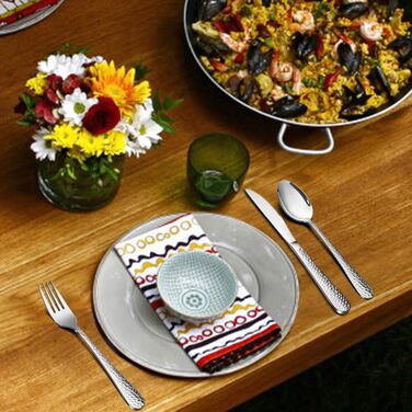 Набір столових приборів TEAMFAR, 60 предметів: нержавіюча сталь, набір столових приборів для 12 осіб, з ручкою 