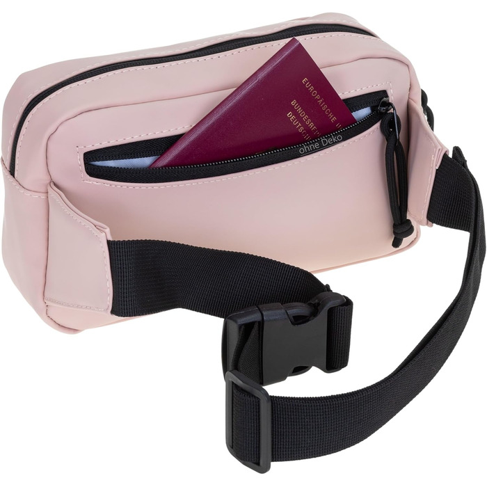 Сумка на пояс, бананка Wimmerl Elephant 12827 Dusty Pink (з брелоком) - водонепроникна, унісекс