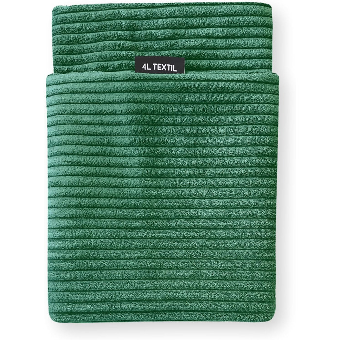 4L Textil ZOE: Лежанка для собак Cord Beige, м'яке собаче ліжко, підходить для маленьких собак, знімний чохол на блискавці, зручне та миється