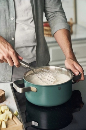 Набір каструль зі сталі нержавіючої Zwilling PURE, 3 предмети, зелений