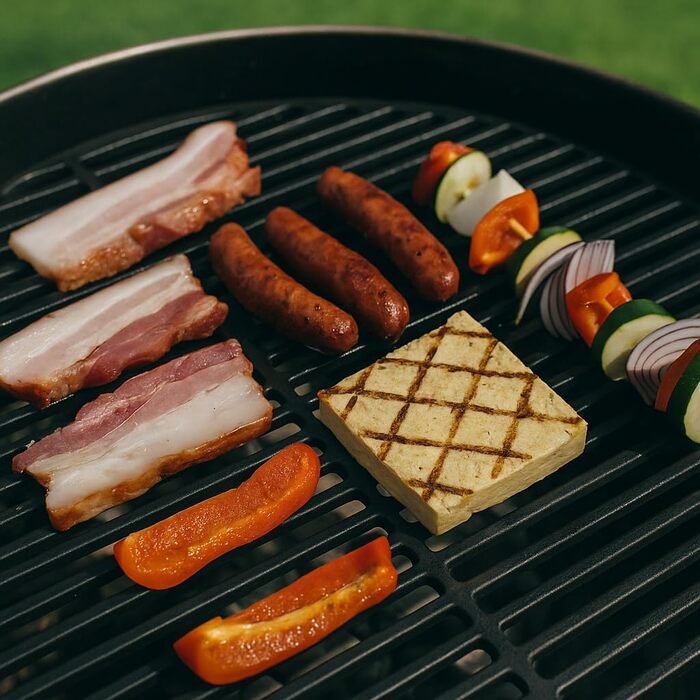 Чавунний гриль-решітка Gusseisen, діаметр 45 см, для вугільних та газових грилів