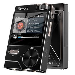 HiFi MP3 плеєр з підтримкою DSD, FLAC, 192kHz/24bit, 64GB + microSD до 256GB, чорний