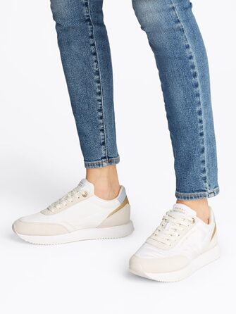 Tommy Hilfiger: Кросівки для жінок, білі, Breezy Blue, розмір 39 EU