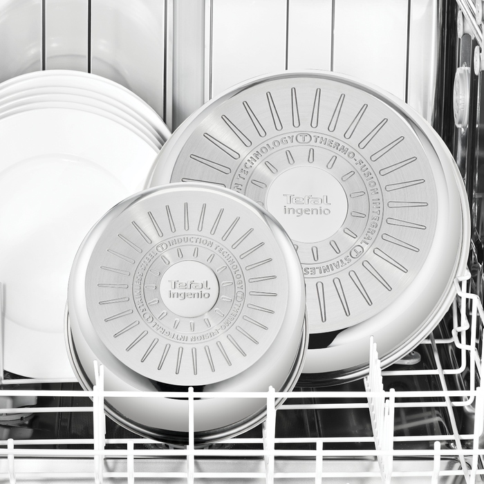 Набір сковорідок Tefal Ingenio Emotion Induction L897S374 (24/28 см), сріблястий