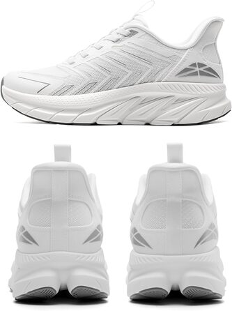 Жіночі спортивні сліпони ALLSWIFIT: зручні, дихаючі, з антиковзкою підошвою, для бігу, тенісу, фітнесу та крос-тренінгу, розмір 40.5 EU, білі