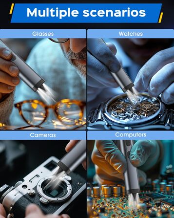 Набір мініатюрних електричних викруток 78 в 1 - прецизійний набір з магнітними Torx викрутками, LED дисплеєм та 5 рівнями крутного моменту для ноутбуків, окулярів, годинників, ПК