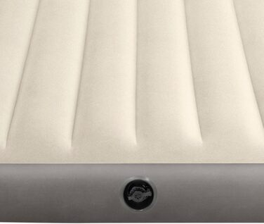 Надувний матрац Intex Dura-Beam Double - двоспальний, 137x191x25 см, PVC, для 2 осіб