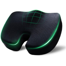 Подушка для сидіння EGO HOME з Memory Foam: для офісного, ігрового крісла, авто та інвалідного візка