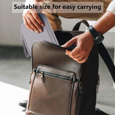 Органайзер для подорожей DDgro Elektronik, водонепроникна сумка для аксесуарів, сірий, поліуретан, середній розмір M