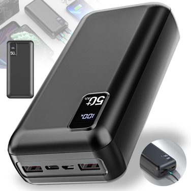 Потужний павербанк 50000 mAh 22.5W PD: швидка зарядка та універсальна сумісність