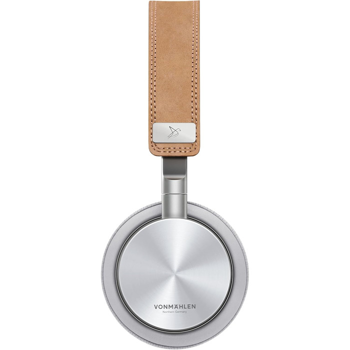 Беспроводные наушники VONMÄHLEN Concert One Bluetooth On-Ear – стильный дизайн, чехол для переноски, Micro-USB, AUX, 40 мм (сріблясті)