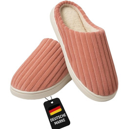 Домашні тапочки для чоловіків та жінок – надзвичайно м'які сліпони для дому – ультралегкі, неслизькі та зручні м'які тапочки – зимові домашні тапочки 37 EU Рожевий