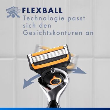 Електрична бритва для чоловіків Gillette Fusion5 ProGlide Power, металевий корпус, чорна