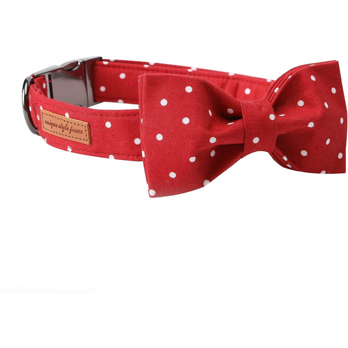 Ошатний нашийник для собак та котів з бантиком, міцний, регульований, для дівчаток та хлопчиків, L