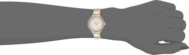 Жіночий годинник-браслет Anne Klein Premium Crystal Accented Resin (Кремовий / Золотий)