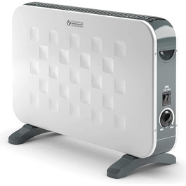 Конвектор-вентилятор Olimpia Splendid Caleo TT, 2000 Вт, білий, для кімнат до 70 м³, з таймером та турбо-режимом